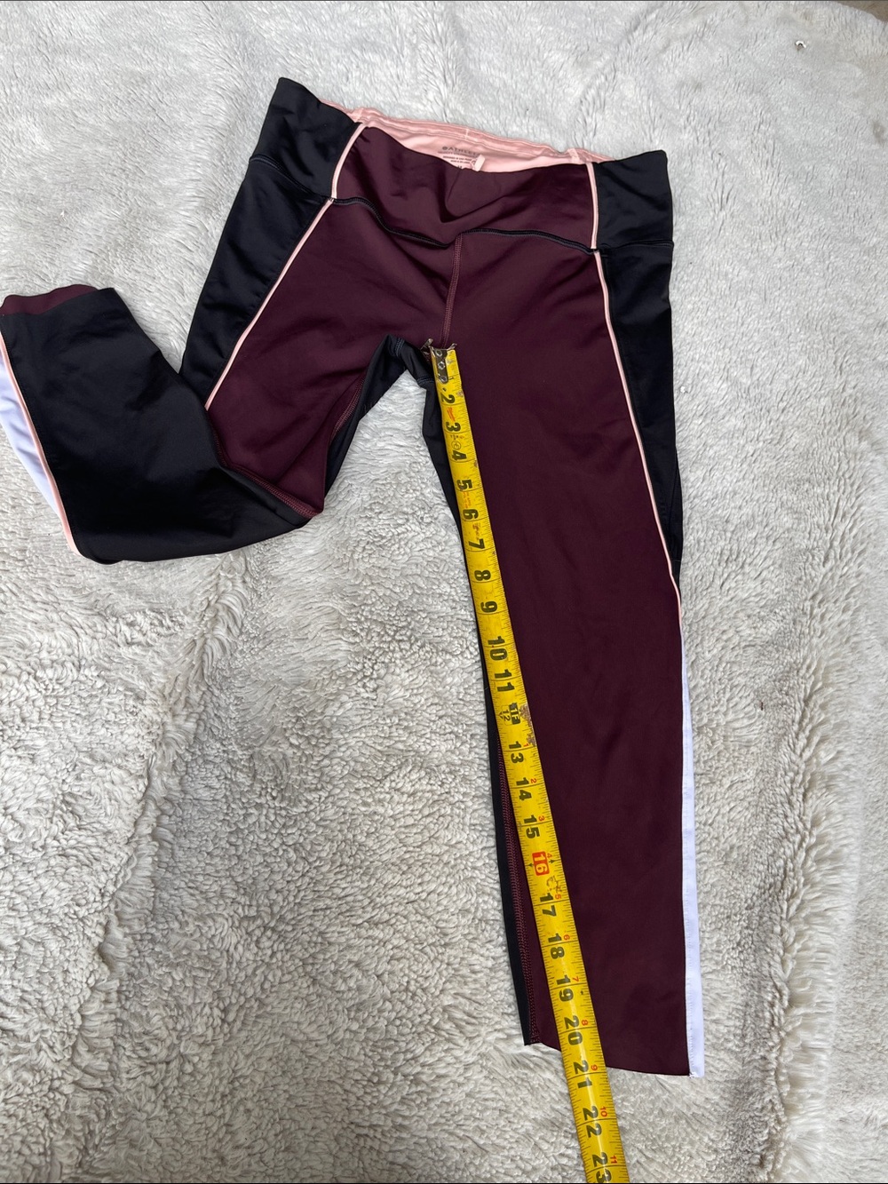 Athleta Velocity Colorblock Capri Leggings Size M - Picture 4 of 5